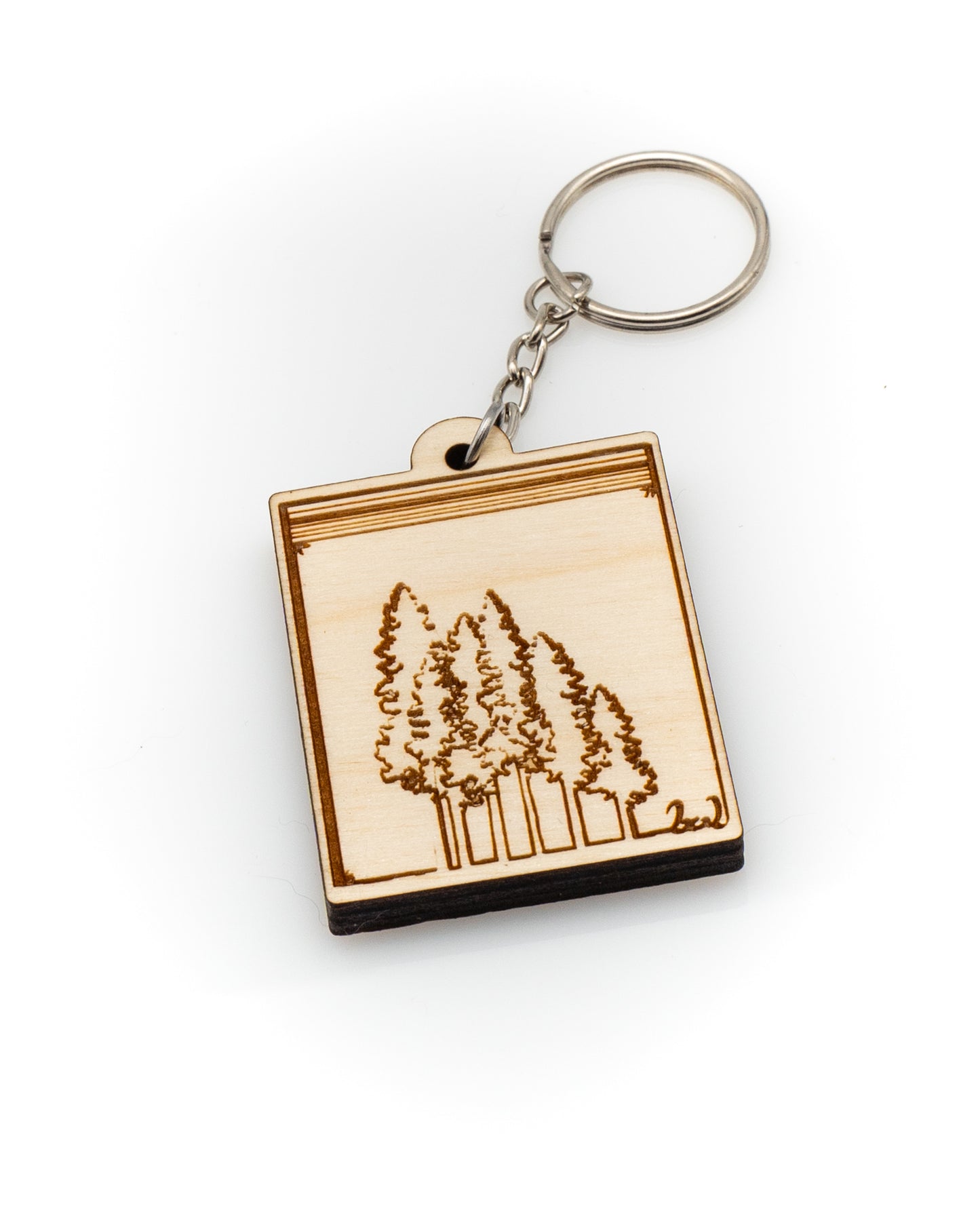 TNAB Wooden Keychain